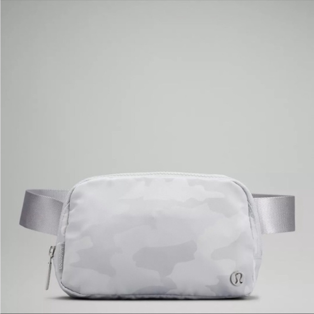 lululemon white camo rare everywhere belt bag fanny pack